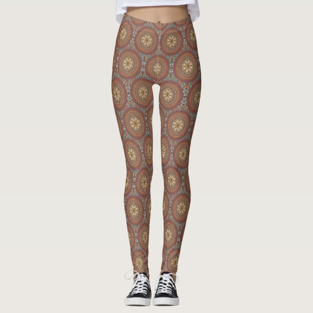 Leggings Mandala Brown (Anverso)