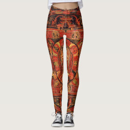Leggings Mandala budista de compasión