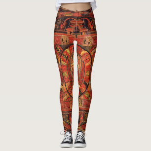 Leggings Mandala budista de la compasión