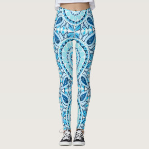 Leggings Mandala de la estación del invierno