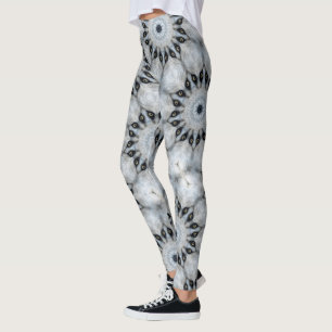 Leggings Mandala de Lobo Ojos Feroces y Simetría Peluda