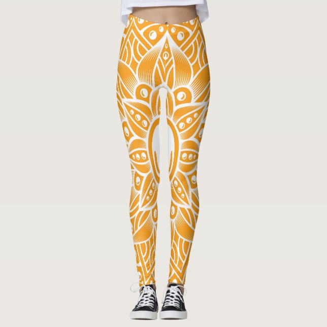 Leggings Mandala de lujo 13 (Anverso)