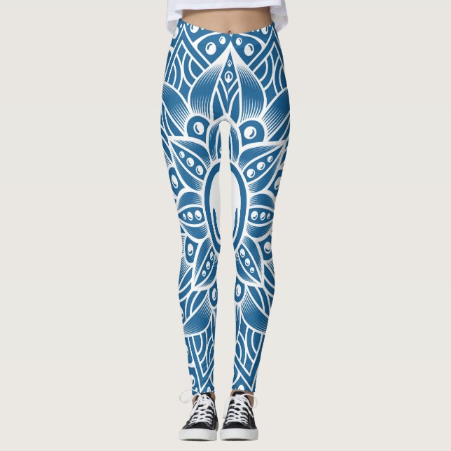 Leggings Mandala de lujo 16 (Anverso)