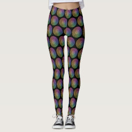 Leggings Mandala del arco iris