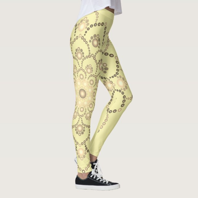 Leggings Mandala dorada (Derecha)