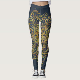 Leggings Mandala dorada
