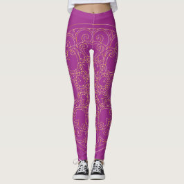 Leggings Mandala dorada - Leyendas