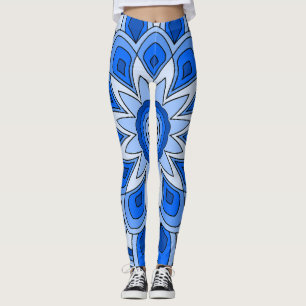 Leggings Mandala en azul