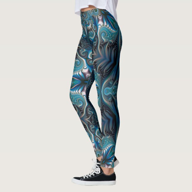Leggings Mandala espacial misteriosa (Izquierda)