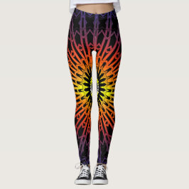 Leggings Mandalá Espejo 2 ( Arcoíris )