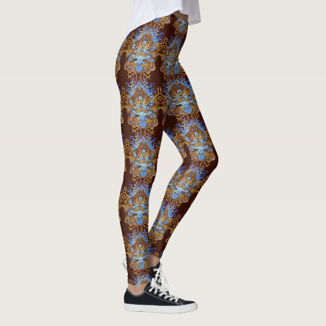 Leggings Mandala sobre la Tierra y el cielo (Derecha)
