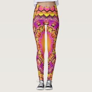 Leggings Mandala - una cama de los rosas tejados