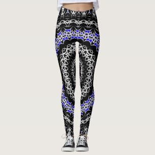 Leggings Mandalas Tribales Celta ( Azul )