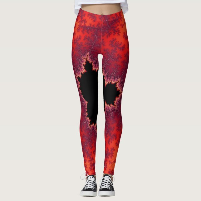 Leggings Mandelbrot Fractal (Anverso)