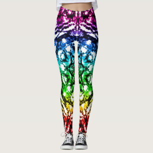 Leggings Mando Estrella Tie Dye Arcoíris