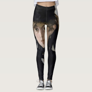 Leggings Manet - Berthe Morisot con un ramo de violetas