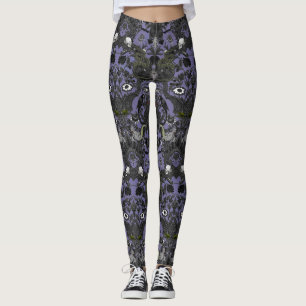 Leggings Mansión de decaimiento del ~ del damasco de la