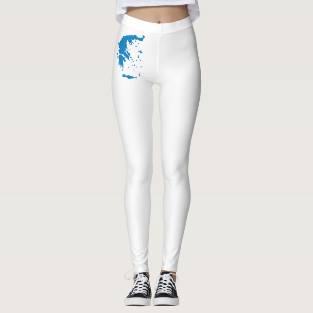 Leggings Mapa de Grecia (Anverso)