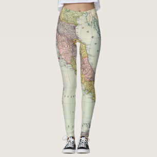 Leggings Mapa de Italia