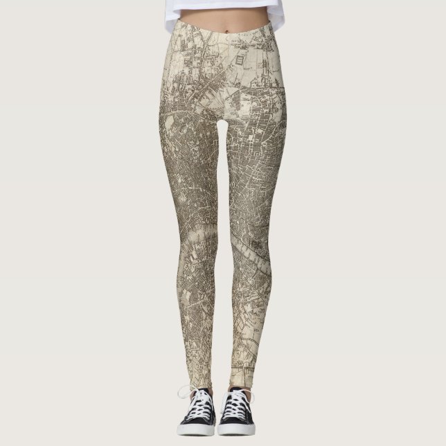 Leggings Mapa de Londres (Anverso)