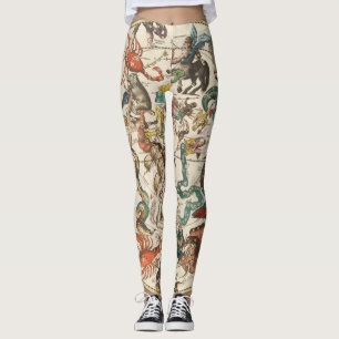 Leggings Mapa estelar de estrella celestial del cielo de co