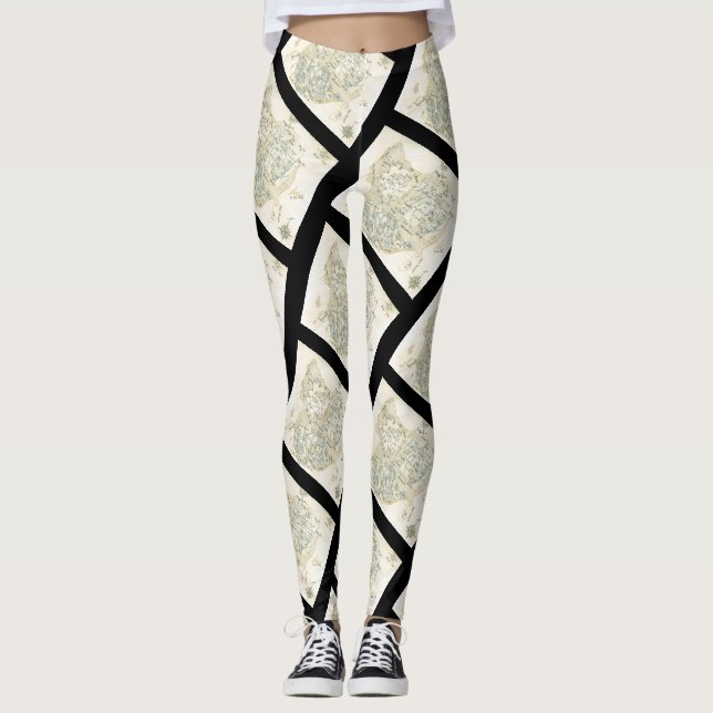 Leggings Mapa etiquetado de Trino (Anverso)