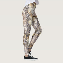 Leggings Mapas sesgados
