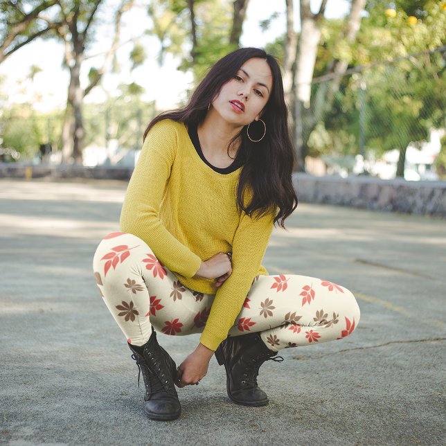 Leggings Maple Ash Leaves (Subido por el creador)