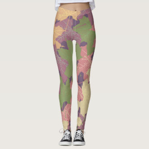 LEGGINGS MAPLE LEAVES HELLO AUTUMN