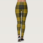 Leggings Maquillaje tartán amarillo chapa<br><div class="desc">MacLeod clan tartan amarillo chapa negra</div>