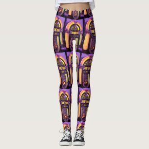 Leggings Máquina tocadiscos clásica de Wurlitzer