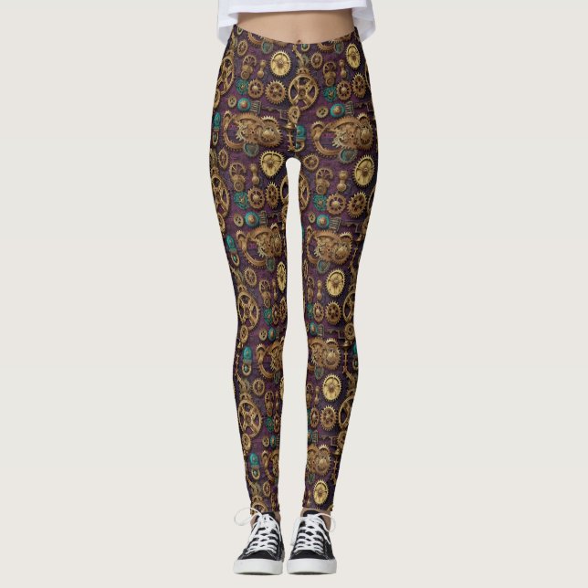 Leggings Maquinaria Steampunk (Anverso)