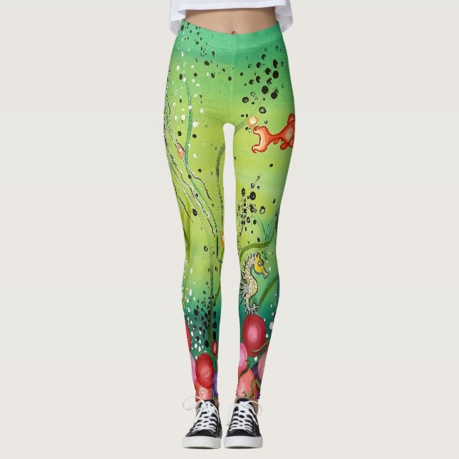 Leggings Mar de color (Anverso)