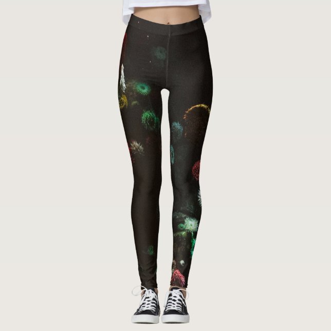 Leggings Maravillosas olas oceánicas (Anverso)