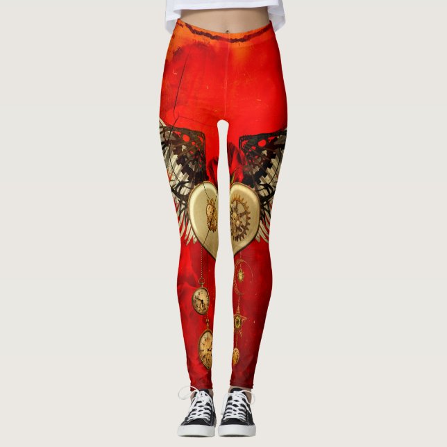 Leggings Maravilloso corazón de steampunk (Anverso)