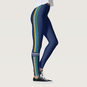 Leggings Marca de nombre comercial franjas verticales moder