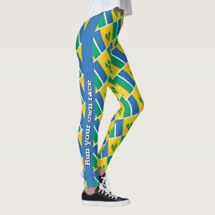 Leggings Marca de texto Personalizado ST VINCENT GRENADININ