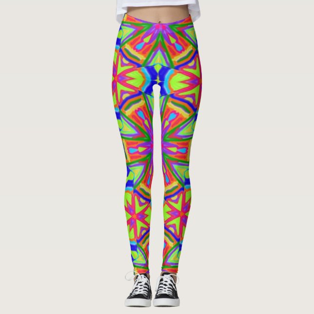 Leggings Marcador mágico Kaleidoscope (Anverso)