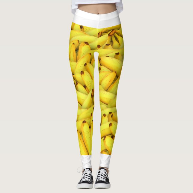 Leggings Marco de la placa de la licencia de frutas (Anverso)
