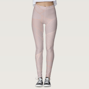 Leggings Marco decorativo dorado Subió, elegante.