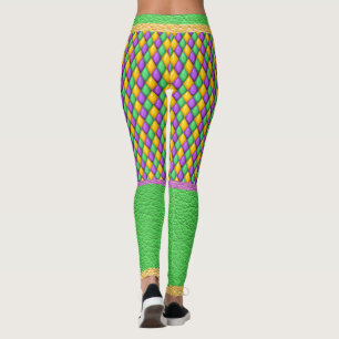 Leggings Mardi Gras 6 Diamantes Leyendas Pop de Moda