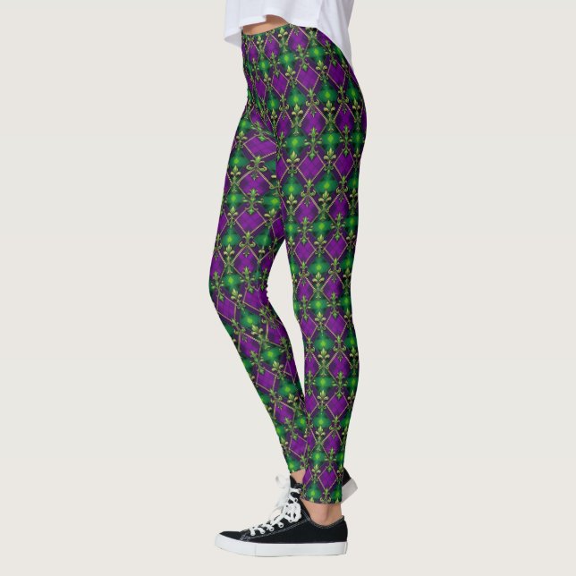 Leggings Mardi Gras Print (Izquierda)