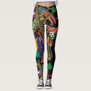 Leggings Mardis Gras New Orleans