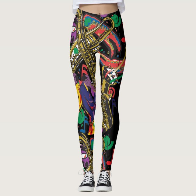 Leggings Mardis Gras New Orleans (Anverso)