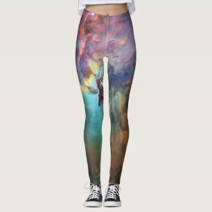 Leggings Mares tormentosos de la nebulosa de la laguna en S