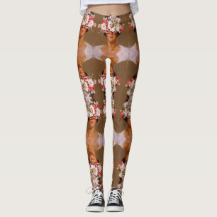 Leggings Margaret, "Orgullo Petal" - Sociedad de Arte y Flo
