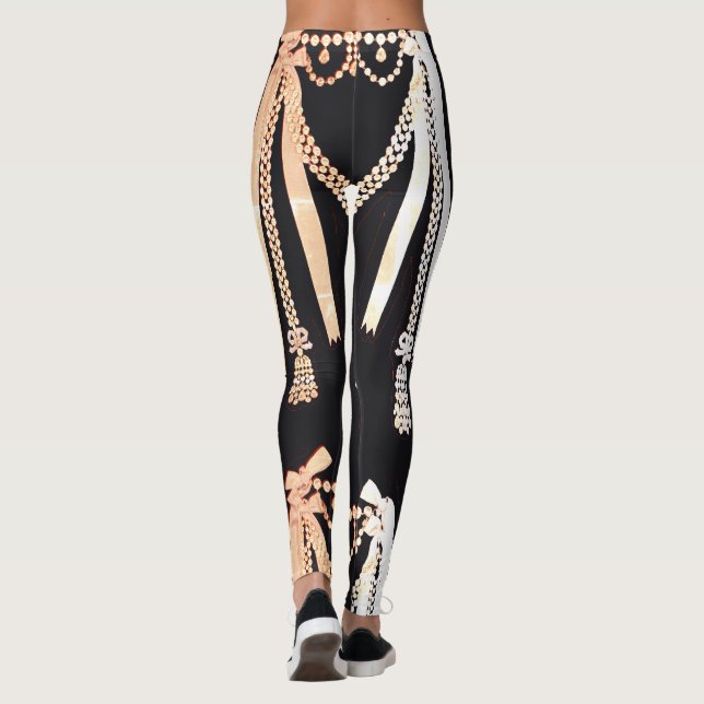 Leggings Marie Antoinette Affair Diamond Necklace - Collier (Reverso)