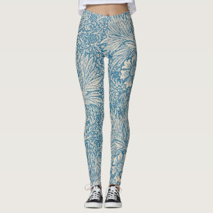 Leggings Marigoldes Azules (por William Morris)