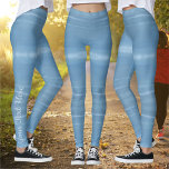 Leggings Marina Blue Sky 0948<br><div class="desc">Pintando "Marina Vallarta 0948" Estilo de colección Y confort son los reyes en el perfecto par de leggings. Puedes llevarlos una y otra vez, pues no se deforman. Personalice en la página del producto o haga clic en el botón "Personalizar" para obtener más opciones de diseño. Diseño creado a partir...</div>