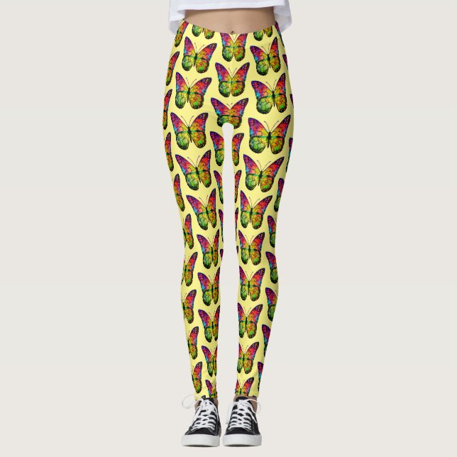 LEGGINGS MARIPOSA ABSTRACTO (Anverso)